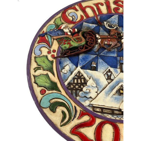 2010 Jim Shore Heartwood Creek Dash Away All Plate #4017641 Enesco Figurine - Picture 11 of 15